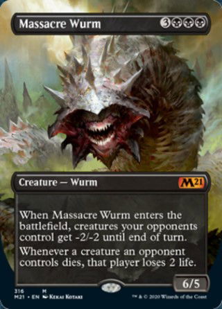 Massacre Wurm (Core Set 2021)